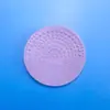 Almofada de Limpeza para Pincéis de Maquiagem de Silicone, Esfoliador, Limpador de Lápis de Sobrancelha, Esponja de Maquiagem com Ventosa, Ferramenta de Limpeza para Maquiagem