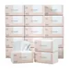 60 Pacotes de Papel de Seda, Lenço Facial, Papel de Madeira Natural, Lenço Portátil Puxa-Puxa, Papel Higiênico, Papel Guardanapo