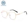 2021 Armazón de gafas Big D artesanía miopía Rojo neto luz anti-azul espejo plano INS Libro Rojo pequeño recomendado 0873