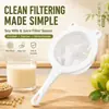 Malla Filtro de Leche de Soya Transfronteriza, Colador de Jugos Doméstico Ultrafino, Filtro Separador, Separador de Residuos, Colador de Orejas de Gato para Cocina
