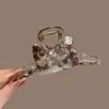 Pinza para el Cabello Triángulo de Acetato para Mujer, Pinza de Tiburón Brillante de Diamantes de Lujo Ligero para Recogido Parcial, Pasador de Cabello de Gama Alta, Nuevo Accesorio para el Cabello 2026
