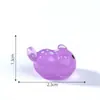 Transfronterizo nuevo luminoso lindo babosa marina babosa animal marino diy accesorios de joyería micro-paisaje adornos pequeños