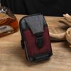 Bolsa masculina transfronteiriça com trava para celular, bolsa de armazenamento multifuncional criativa para certificados e trocos, pochete de costura moderna, atacado