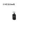 Lustre de cristal com bocal pequeno de rosca e14 lâmpada vela suporte LED com suporte de lâmpada com fio Acessórios de iluminação LED