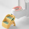Asiento Cojín y Escalón Combinados para Ayuda de Baño de Bebé en Casa Anillo para Asiento de Inodoro de Baño Infantil Set de Entrenamiento para Ir al Baño