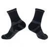 Calcetines transfronterizos de lana merino para otoño e invierno con amortiguación reforzada, absorción de impactos, calor engrosado, transpirabilidad y longitud hasta la mitad de la pantorrilla para deportes