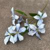 Guirnalda de flores artificiales, orquídea de llama, lirio, flor artificial, arreglo floral para el hogar, decoración, arreglo floral para el suelo de la boda, accesorios
