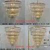 Accesorios de Boda Luces de Cristal de Múltiples Capas Candelabros de Tira de Hielo Decoraciones Colgantes Acrílicas Salón de Bodas Salón de Banquetes Decoración de Techo
