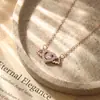 Collar de Plata de Ley S925 Corazón Palpitante de Cupido Alas de Ángel para Mujer, Cadena para Clavícula Dulce de Temperatura de Lujo Ligero de Nicho