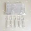 Cucharas y Tenedores Empaquetados Individualmente para Pasteles, Postres, Camotes Horneados, Ensalada de Frutas, Helado, Tenedores Desechables de Plástico Coloridos para Hornear