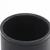 Juego de Taza y Dados Negra Piel PU Terciopelo Taza Silenciosa para Dados Juego de Entretenimiento Interior Ajedrez y Cartas Taza para Dados Personalización
