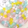 Cuentas Redondas de Resina con Purpurina Imitación Ojo de Gato de 10 mm Hechas a Mano para DIY Fabricación de Cuentas Sueltas Pulsera Collar Accesorios de Joyería Materiales