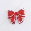 Nicho Nuevo Lazo Pintado en Spray DIY Funda para Teléfono Móvil Accesorios de Joyería Cinta de Perlas Pintada en Spray de Color Caramelo Material para Mujeres