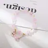 Pulsera Nueva para Niños Linda Labubu Niña Cuentas de Vidrio con Cuentas Estudiante Versión Coreana Pulsera para Mejor Amiga Hermana Joyería