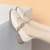 Sapatos Mary Jane para Mães Couro Macio Solado Macio Cabedal Macio Estilo Primavera/Outono 2026 Laço Elegante Versátil Sapatos Femininos de Salto Baixo Sapatos de Couro