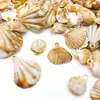 Mix de 44 Conchas de Abalone Acrílicas Naturais Bicolores Pingentes de Vieiras Nuvem Artesanais DIY Colar Pulseira Chaveiro