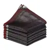 Malla Parasol Negra con Borde Perforado Malla de Sombra Red de Aislamiento para Invernadero de Patio Exterior Red de Sombreado para Balcón Protección Solar Red al por Mayor