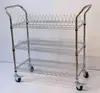 Estante de Material SMT, Estante de Malla de Alambre Giratorio, Bandeja de Componentes Electrónicos SMT de Pico Único y Doble Pico, Estante de Almacenamiento Antiestático