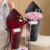Balde de flor sorvete buquê de flores tubo aljava artefato para embrulhar flores base para arranjo de flores materiais de embalagem para flores frescas suprimentos