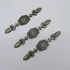 Directo de fábrica tira decorativa para puerta de gabinete de encaje retro antiguo serie pjl011 aleación de zinc bronce