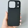 Adequado para iPhone 17 Pro Acabamento Fosco Fino Case Apple 17Air Material TPU Furo Grande 17Promax