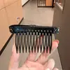Peine para el Cabello con Pedrería Negra para Mujer, Herramienta de Peinado de Alta Gama, Nuevo Accesorio Versátil para el Peine