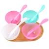 Herramientas de Spa DIY de Belleza Tazón para Mascarilla de Maquillaje 10.3cm Palillo Mezclador de Plástico 16.3cm Tazón Mezclador de Belleza y Peluquería