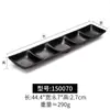 Platos Pequeños de Melamina para Sazonar y Untar en Barbacoas, Platos de Plástico Divididos con Dos o Tres Compartimentos, Platos para Snacks, Recipientes para Salsas para Uso Comercial