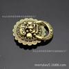 Artículos de cuero herrajes de cobre con anillo cabeza de león hebilla de tela de cobre hebilla de latón accesorios de equipaje de cobre cobre vintage