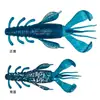 Isca de Pesca para Exterior Cor Dupla Múltiplos Cerdas Camarão Grande Isca Macia Camarão Macio Isca Falsa Corpo Macio 10cm 10g E-commerce Transfronteiriço Weihai Equipamento de Pesca