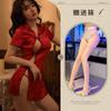 Noche Ting Xiang Nuevo Sexy Vintage Estilo República de China Sexy Ropa Interior Uniforme Apasionado Abertura Corto Caliente Cheongsam