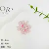 Patches de tecido florais feitos à mão com contas de cristal costuradas à mão, acessórios DIY para decoração de bolsa, atacado em estoque, direto da fábrica