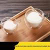 Copo de Vidro Atacado com Alça, Copo de Suco em Forma de Coração, Copo de Água Coração de Pêssego Isolado de Borossilicato Alto, Xícara de Café com Alça em Forma de Coração de Camada Dupla