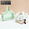 Saco cosmético portátil logotipo personalizado saco de banho estilo coreano armazenamento saco de natação portátil pvc saco de lavagem padrão personalizado