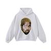 Suéter estilo hip hop americano para hombre, estilo Y2K, de algodón, estilo Harajuku, con estampado de ojos grandes y boca, clásico, de manga larga