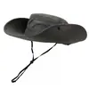 Sombrero de Senderismo para Exteriores Color Camello Secado Rápido Visera Sombrero de Pescador para Hombres y Mujeres con Ala Ancha Sombrero de Sol para Senderismo Sombrero de Sol Anti-UV