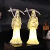 Enfeite de Foice do Ceifador do Mal de Halloween Novo Transfronteiriço, Luz Noturna Brilhante, Decoração de Mesa Luz Noturna