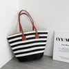 Estilo Pastoral Francés Ins Sombrero de Paja Sombrero de Ala Ancha para Mujer Verano con Bolso de Hombro de Gran Capacidad Bolso Tejido de Playa Seaside