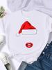 Coração de Amor Tendência Fofo Roupas de Feriado para Mulheres Feliz Natal