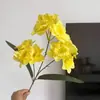 Orquídea de hadas artificial de 3 ramas, decoración suave para el hogar, arreglo floral, arreglo floral de boda, flores decorativas para paisajismo interior al por mayor