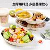 Caja de ensalada biodegradable, caja de almuerzo de pulpa 850 ml, tazón ovalado, para sushi, ensalada, para llevar, caja de comida rápida, grado alimenticio, respetuoso con el medio ambiente