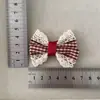 Calcetín con Adorno de Lazo Bloque de Color Encaje de Rejilla Bolsa para Muñeca de Mascota Material Decorativo Flor para Zapato DIY Pinza para el Cabello Mano