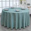 Toalha de mesa redonda para mesa de jantar espessada toalha de mesa redonda grande de hotel tecido toalha de mesa redonda para banquete de restaurante toalha de mesa de jantar de restaurante toalha de mesa de restaurante