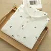 Camisa artística y fresca de estilo coreano con estampado y manga tres cuartos para mujer, nueva moda casual de moda para el verano 2025