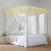 Estrutura de mosquiteiro em aço inoxidável com hastes espessadas e reforçadas, conjunto completo de acessórios, suporte estável, tubos de aço espessados, frete grátis, atacado