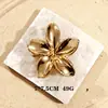 Pinza para el pelo de estrella de mar minimalista transfronteriza para mujer, pasador de aleación para recogidos, pinza de tiburón grande, accesorio para el cabello de alta gama