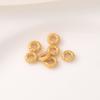 Anillo de nube auspiciosa protector de color oro antiguo de 18K mini cuentas espaciadoras pulsera diy hecha a mano pulsera cuentas anillo de vida material de joyería