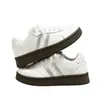 Zapatillas blancas estilo ballet con lunares estilo coreano, súper estilosas para mujer, 2026 otoño, campus, alta apariencia, casual, modernas