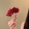 2026 Nuevo Pasador de Flor de Tela, Estilo Retro de Nicho, Pasador Dulce y Versátil, Accesorio para el Cabello de Lujo Ligero y de Alta Gama para Mujer