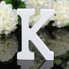 27 letras de 8 cm de alto, adornos de letras inglesas de madera blanca y accesorios de tiro para decoración de bodas en el hogar y -S